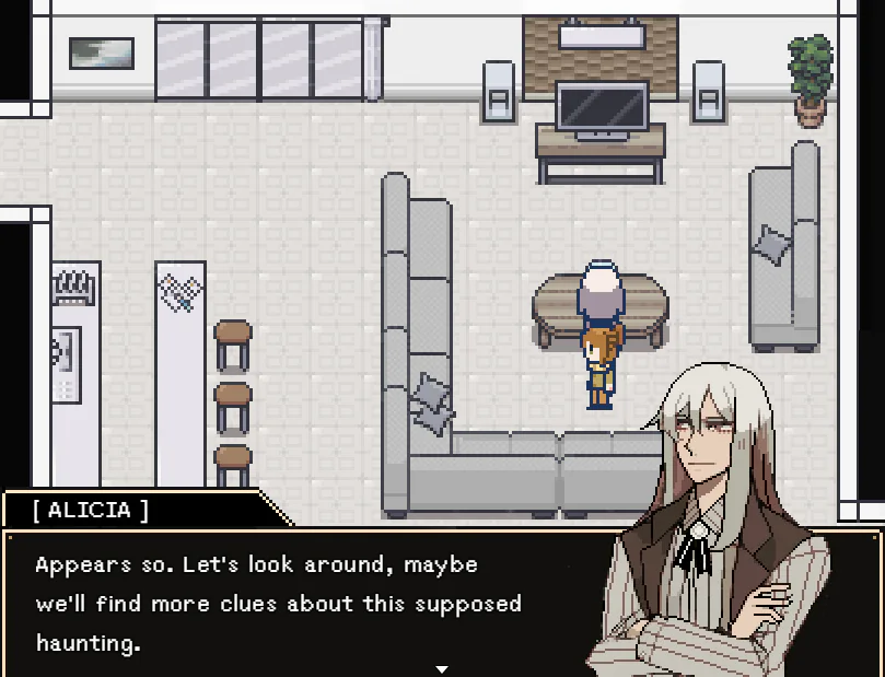 Dialogue scene in Silver Thread Episode 3
