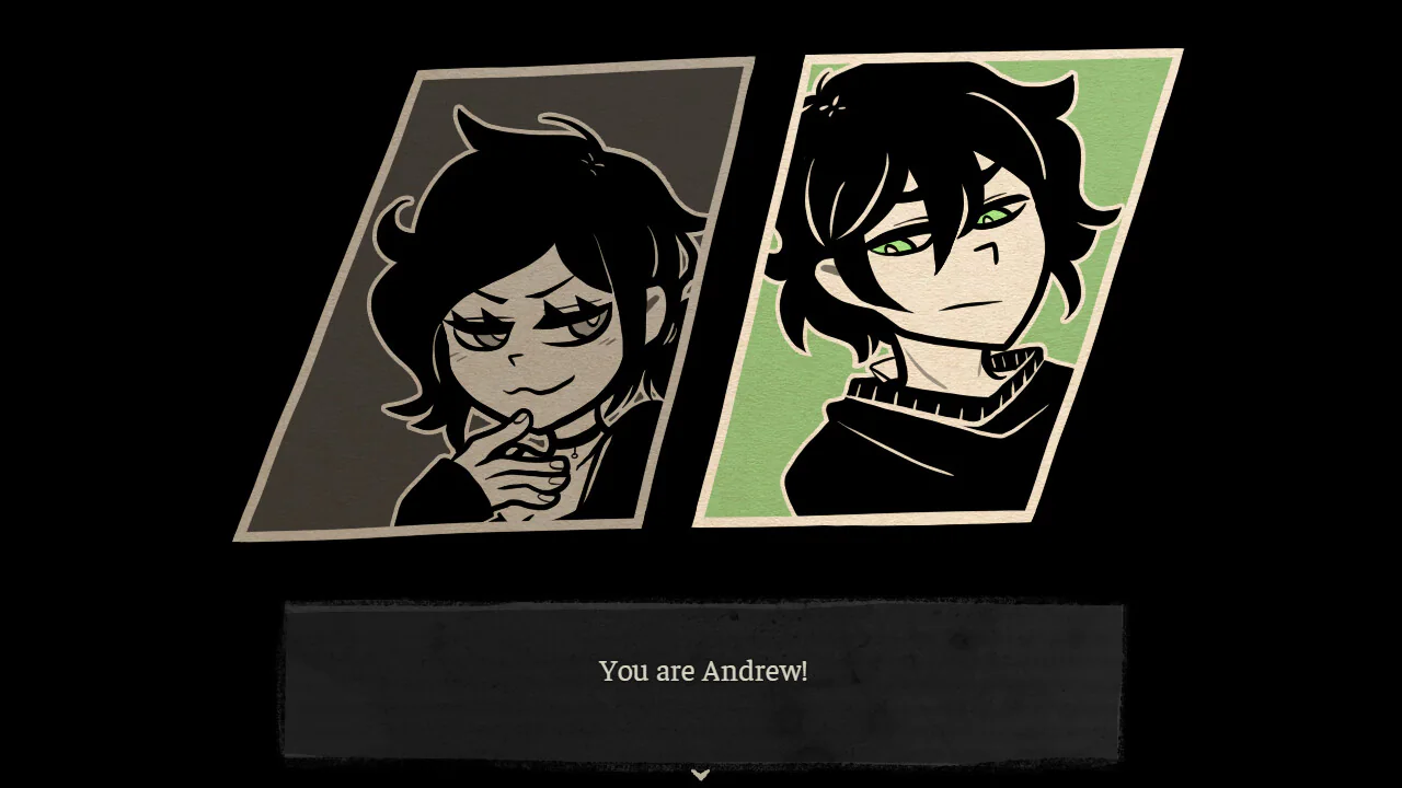 Puzzle scene in The Coffin of Andy and Leyley