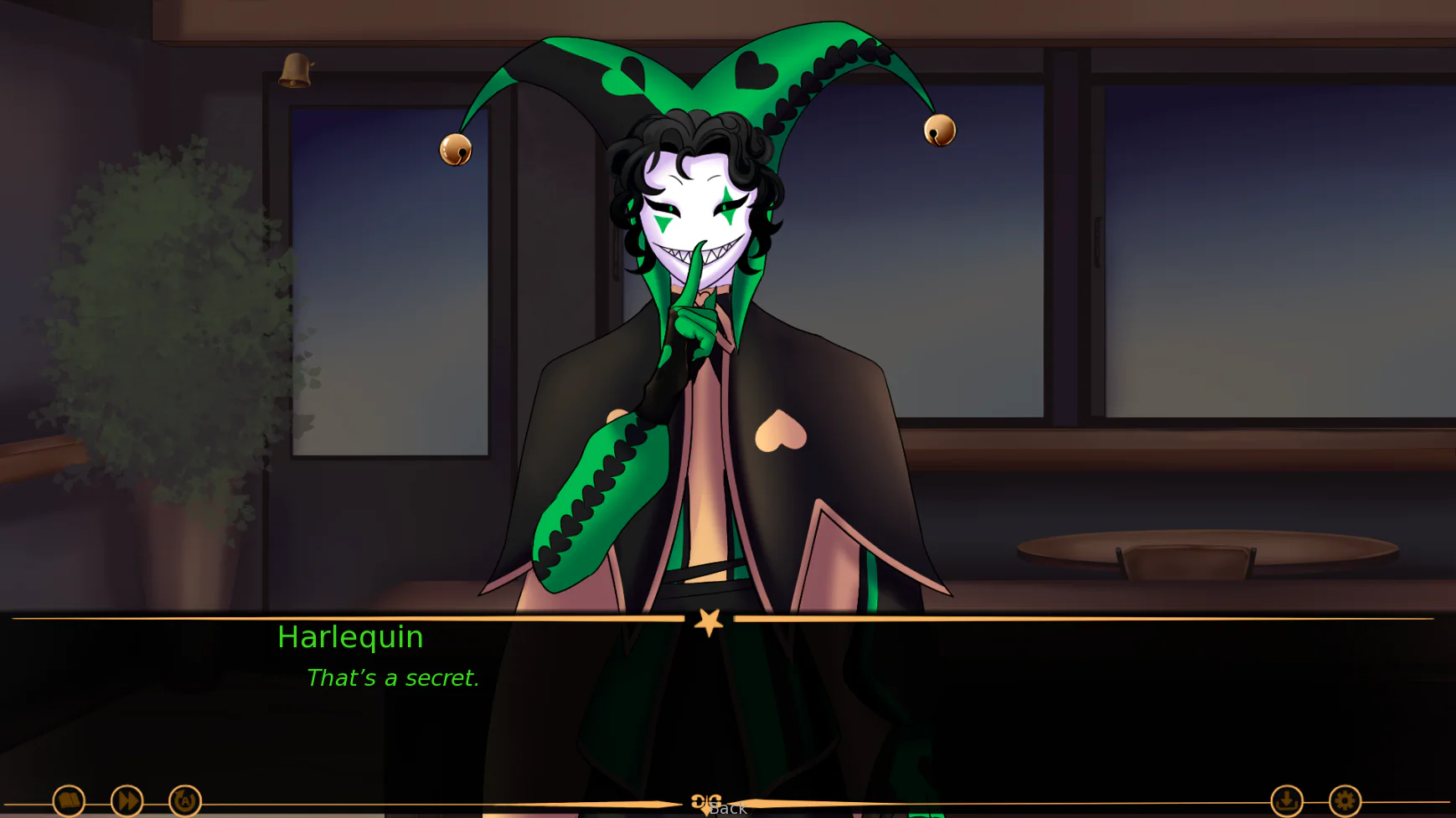 The Freak Circus dialogue scene