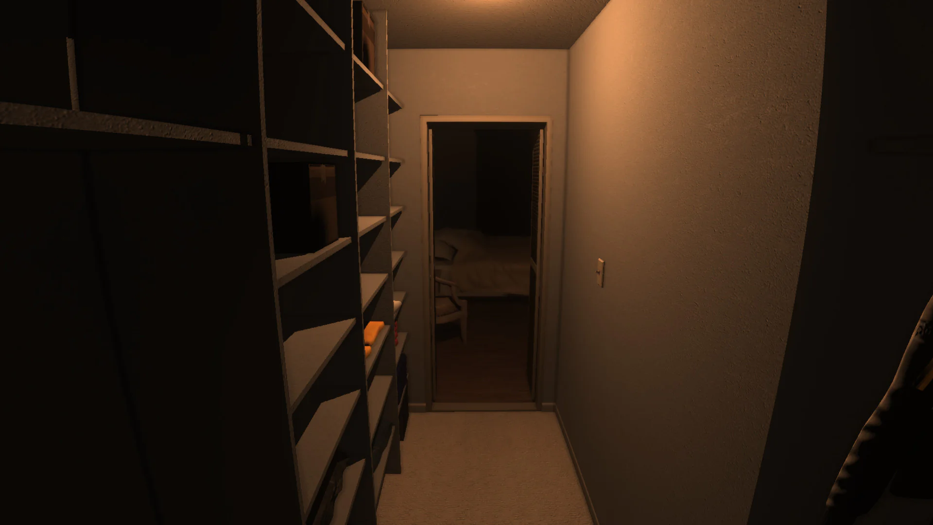 A dark room in The Survey