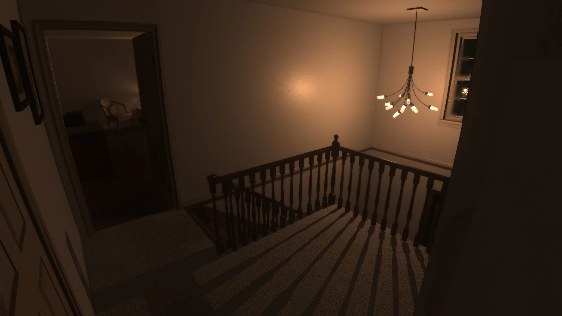 First-person exploration in The Survey
